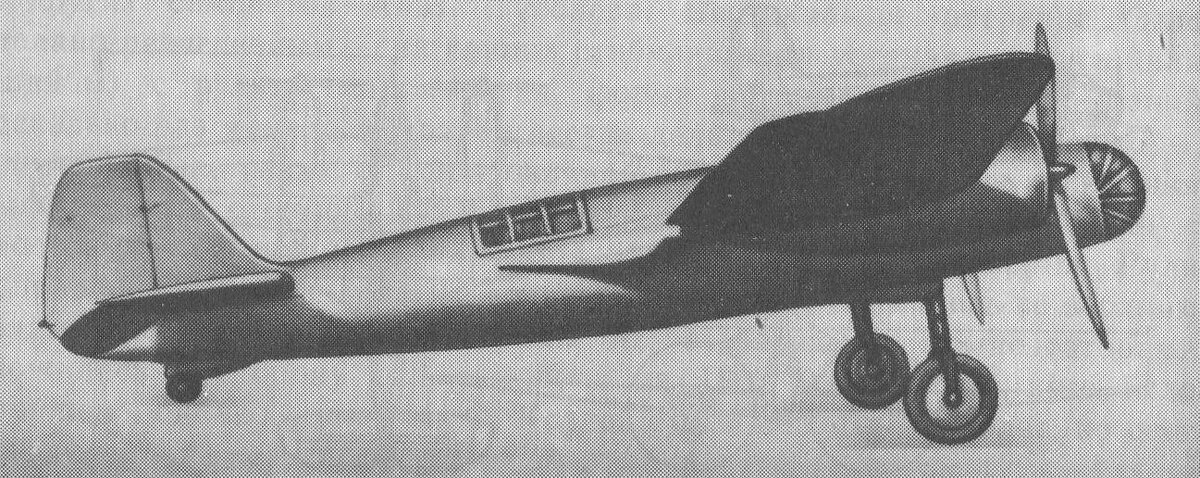 Самолет СБ с двигателями Райт «Циклон». Именно бомбардировщик СБ послужил основой для создания АНТ-35. В.Б. Шавров. «История конструкций самолетов в СССР. 1938-150 гг.». С. 12. СИФ РГАНТД. № 3353