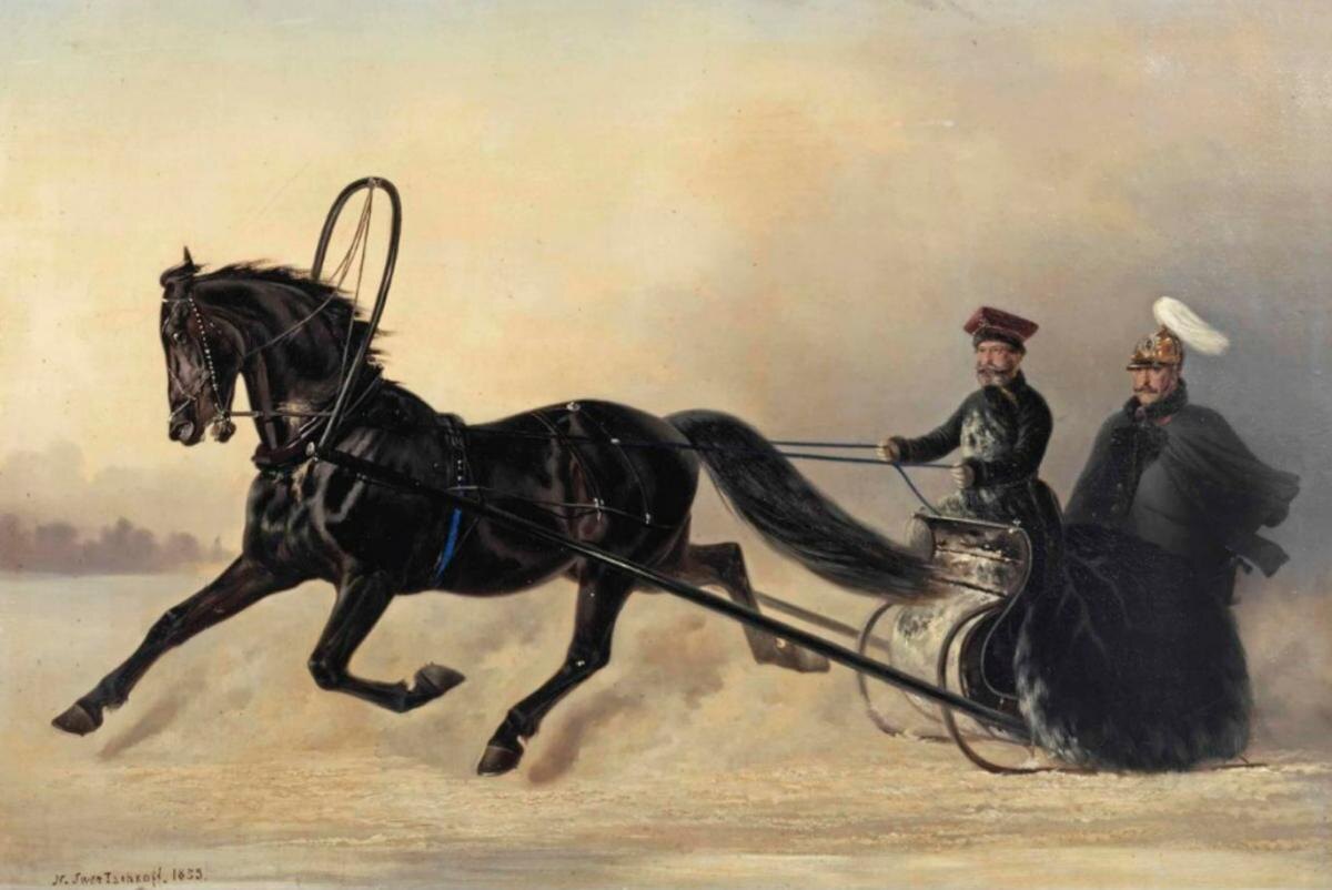 Классика. Николай Егорович Сверчков. Выезд государя. 