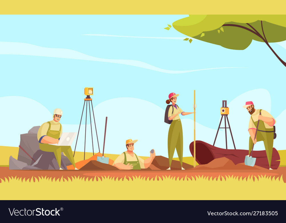 Рисунок из просторов интернета. https://www.vectorstock.com/royalty-free-vector/geologist-soil-flat-composition-vector-27183505
