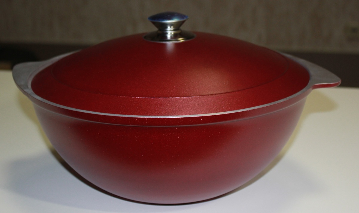 Фото казана алюминиевого на 6 литров от производителя Кукмара.