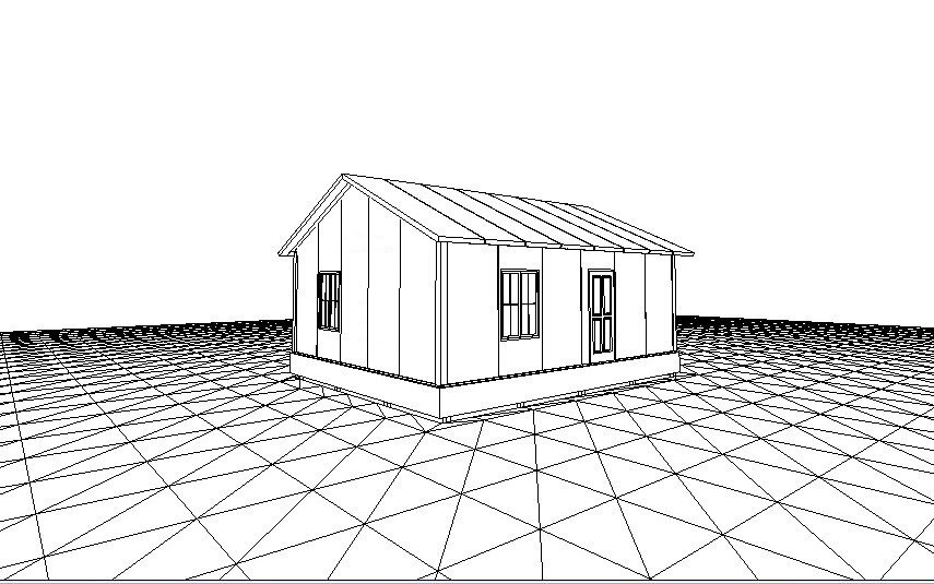 Комплект Стандарт 36. Сборный дом 36 кв.м.