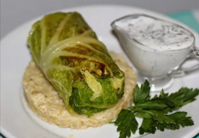 Пример моей любимой подачи голубцов