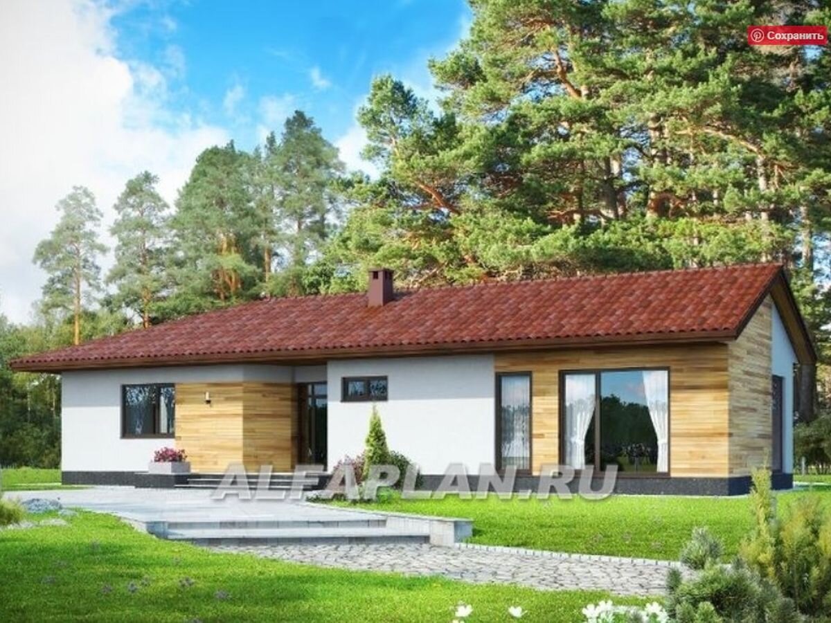 Проект одноэтажного дома G-92