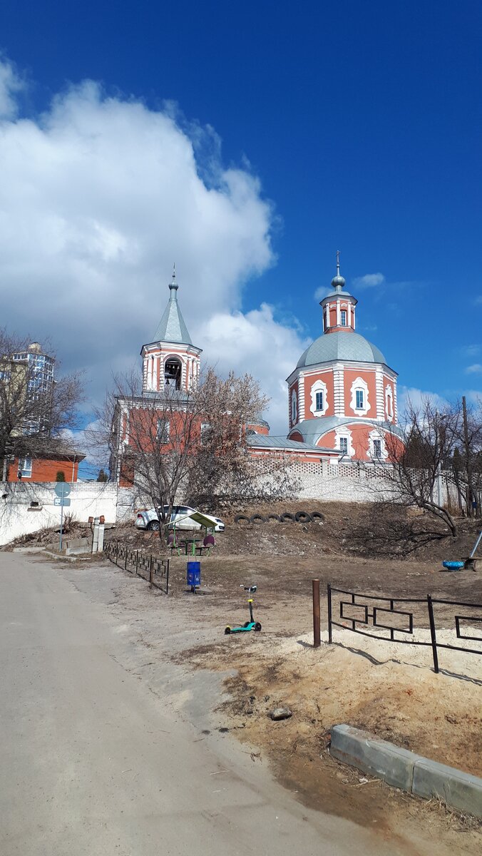 Именно здесь были стены крепости Воронеж
