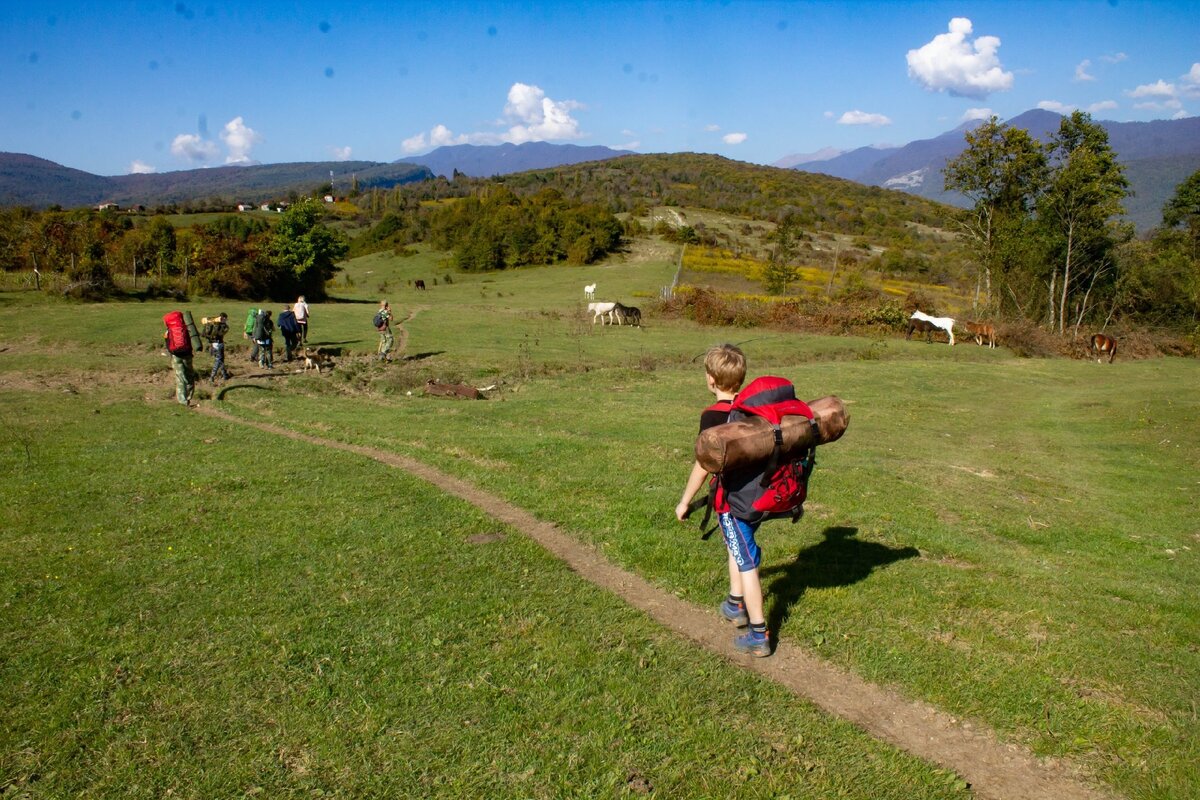 Из вещей только рюкзак и любовь к походам!