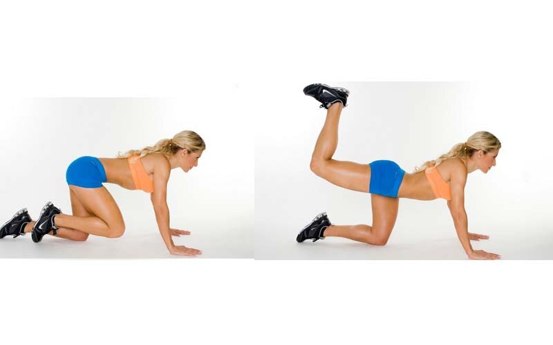 Отведение Ноги в Наклоне