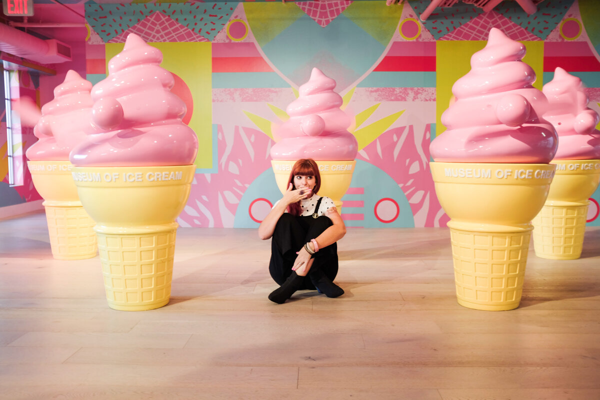 Фото с музея мороженого в Сан-Франциско и сайта: melificent.com