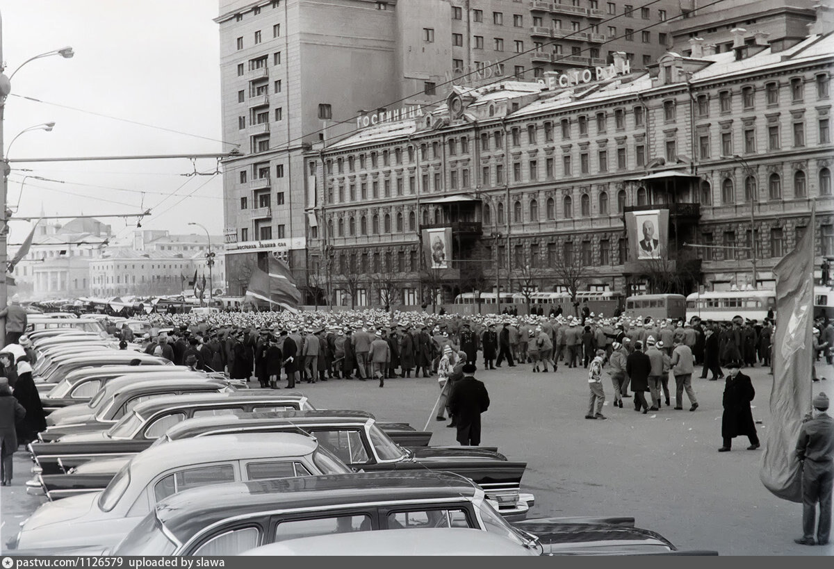 Москва в советское время и сейчас