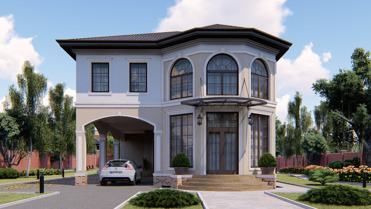 варианты отделки фасадов дома