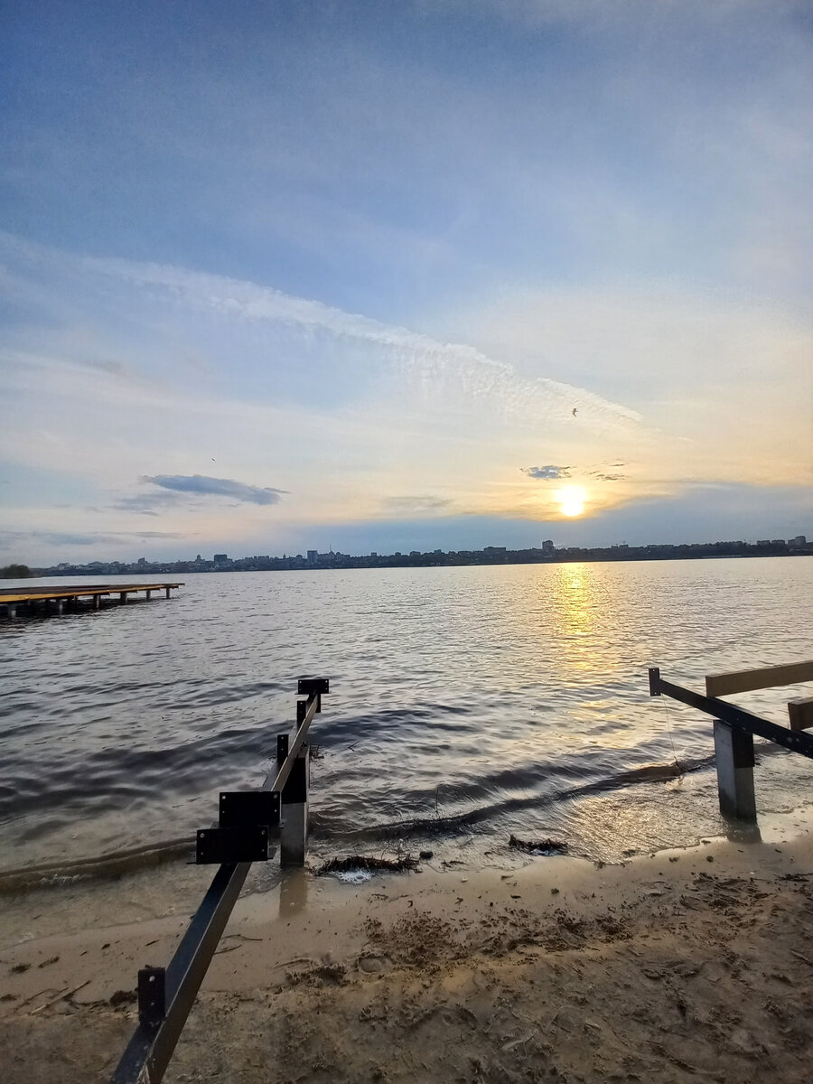 Набережная парка Дельфин в Воронеже 