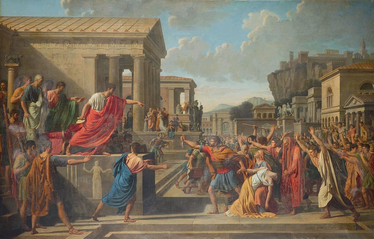 Шарль Моро. "Смерть Вергинии". 1808.
