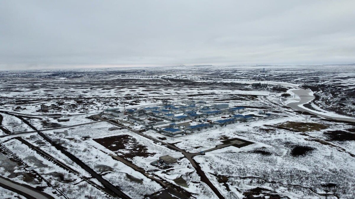 база ГАЗПРОМА на севере