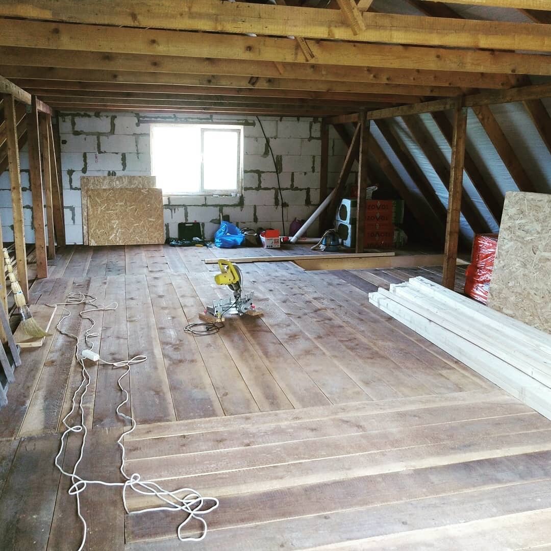 Первоначальный вид мансарды