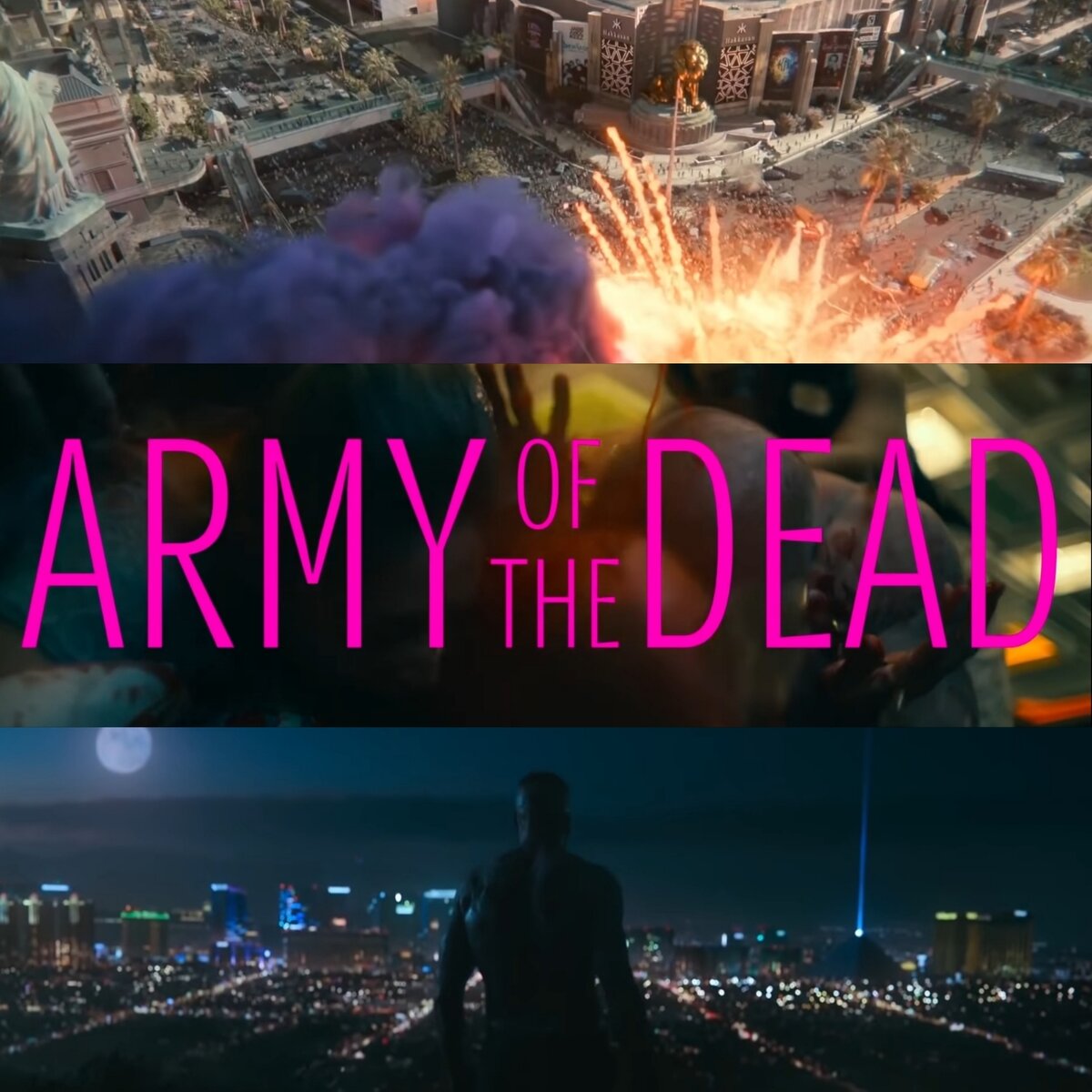 Коллаж подготовлен из кадров отрывка фильма "Армия мертвецов", размещённого на YouTube-канале "FRESH Trailers"