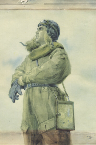 Маресьев на рисунке, выполненном в 1950 году. Источник: Wikipedia