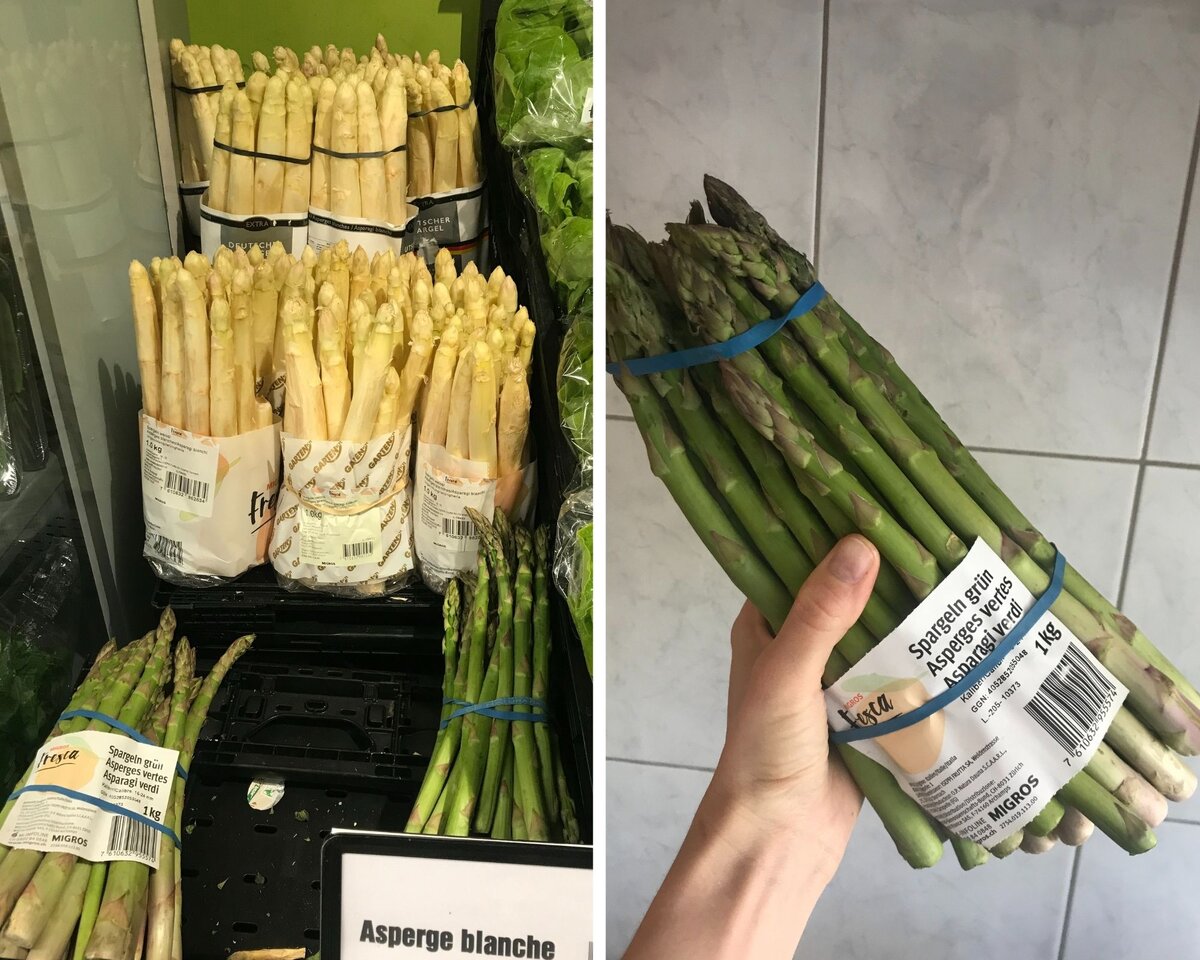 Свежая спаржа. Фото из собственного архива автора.