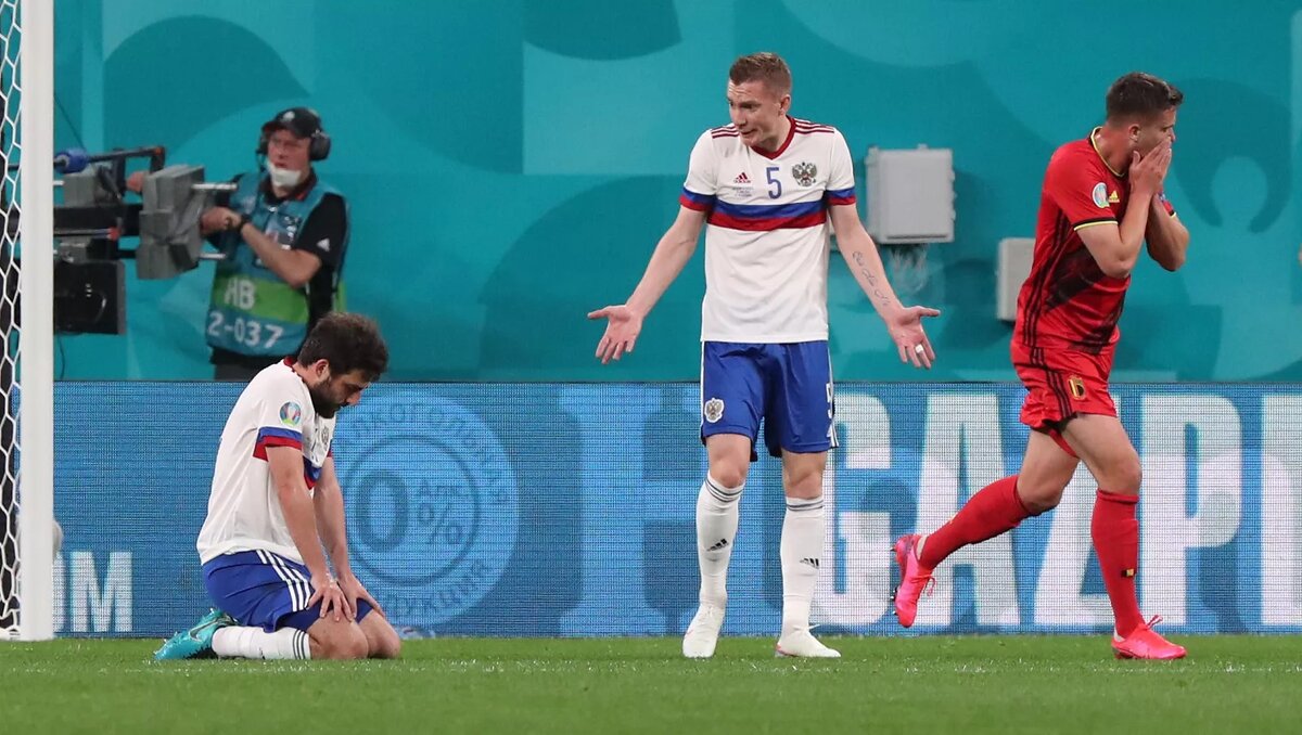 Вся игра нашей сборной с Бельгией в одной картинке