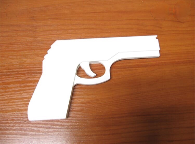 Готовый пистолет.