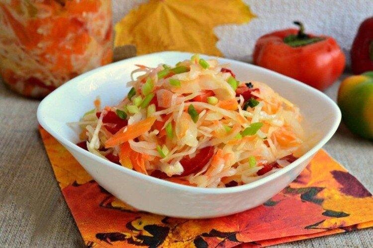 Легкий, полезный и вкусный овощной салат