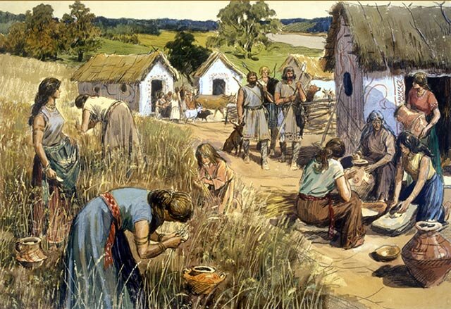 Пример славянского поселения в Греции (возможно, Эзериты)