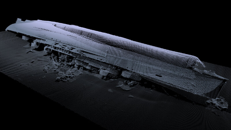 Затопленный HMS Royal Oak наши дни