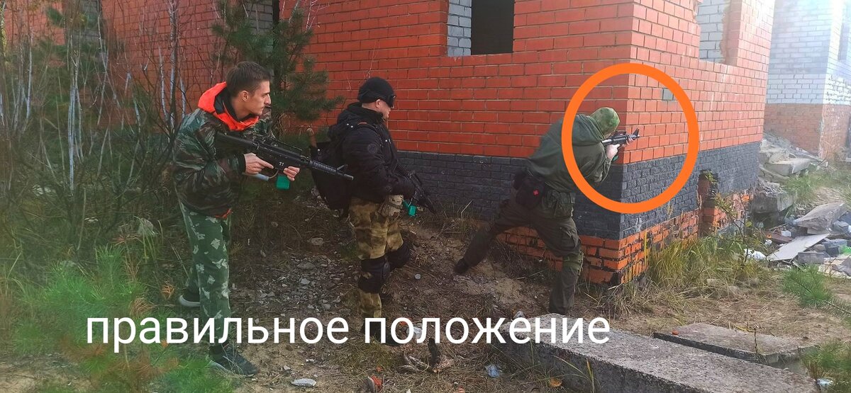 Правильное полодение- передняя нога не выходит за угол, за углом лишь свод( едва выступающий) и часть лица