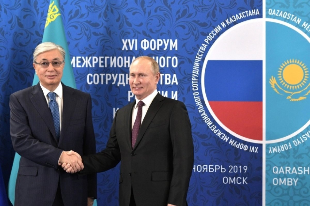    Путин отметил высокий уровень партнерства России и Казахстана
