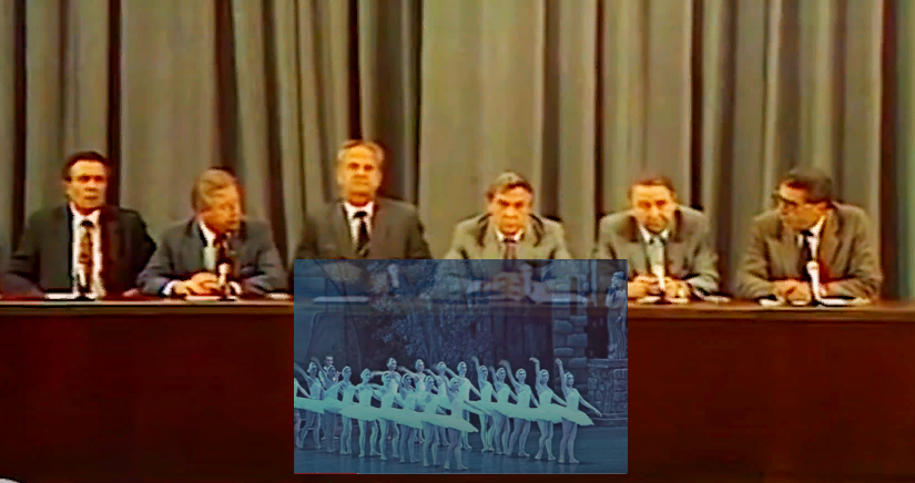 Коллаж автора. Это тоже - август 1991 года. Но это было далеко от нас, как будто - в другой стране...