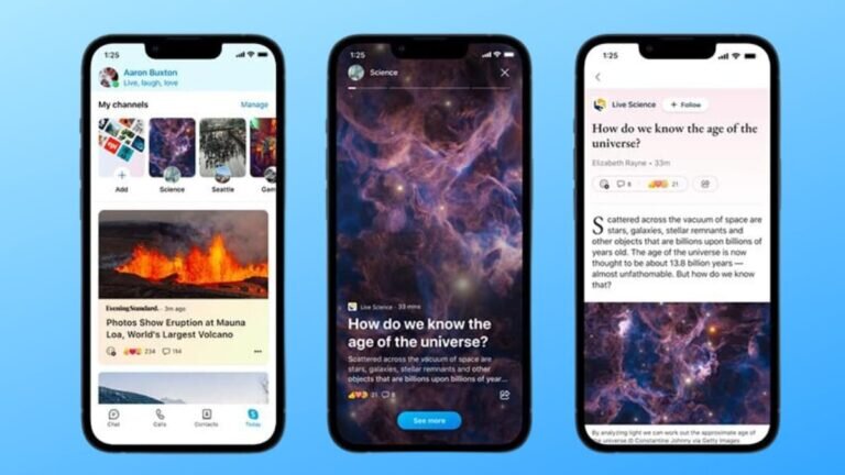      Вот как выглядит новый дизайн Skype