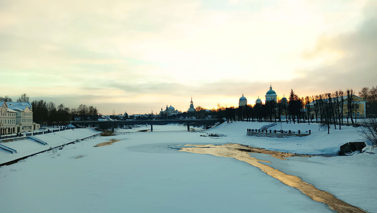 Тверецкая набережная Торжок