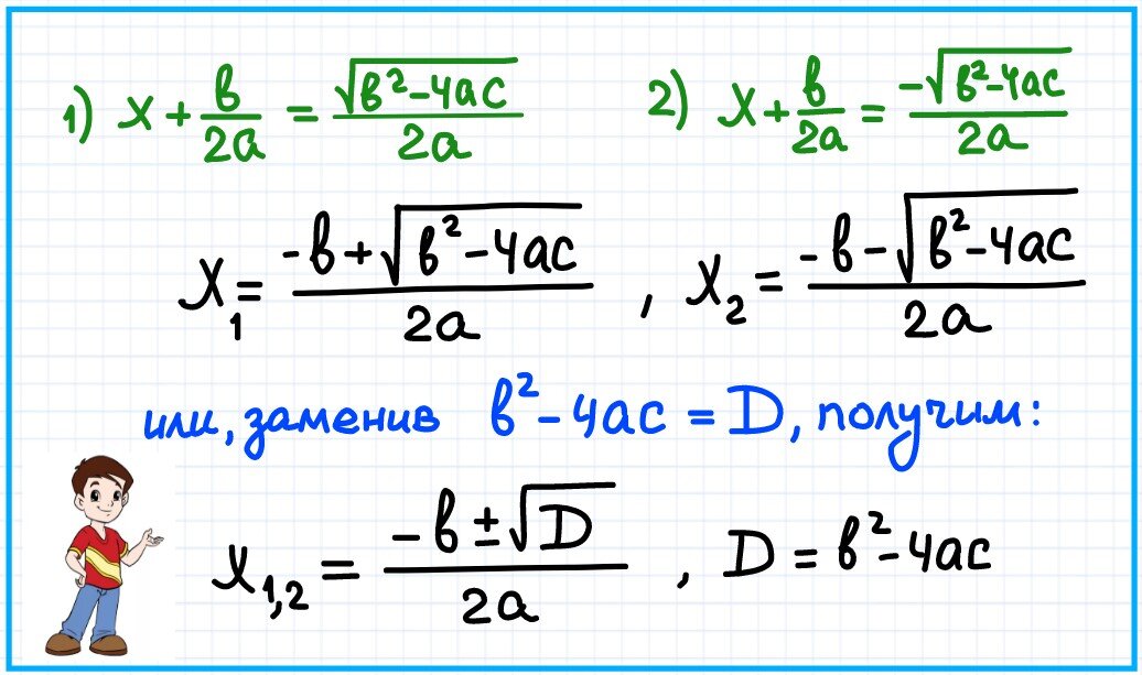 Технологическая карта урока формула корней квадратного уравнения