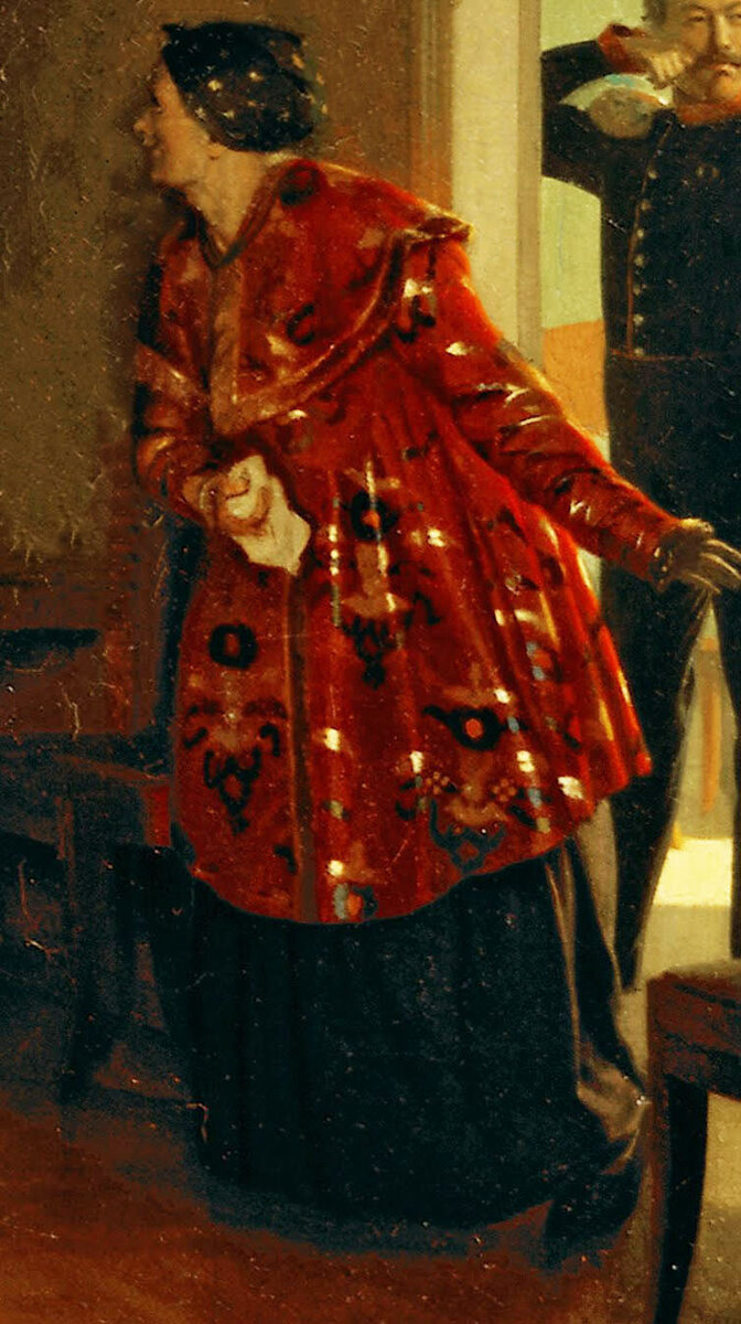 Деталь картины «Сватовство майора». Фото автора канала