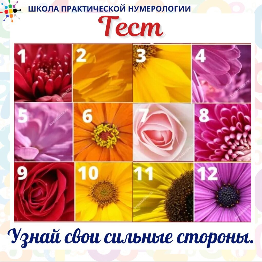 Г тест цветы