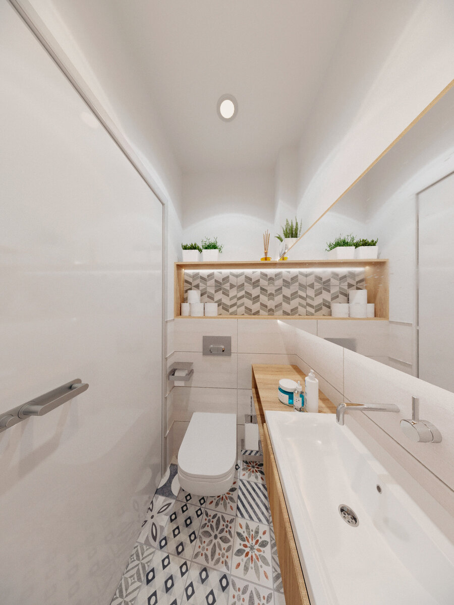 Без излишеств, но очень мило. Приятный, эргономичный интерьер в скандинавском стиле