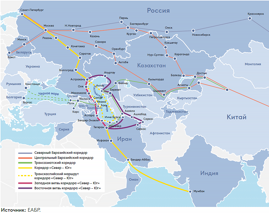 Морской путь из россии в индию карта