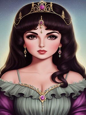 Королева Хельга. Картинка сгенерирована нейросетью dream by wombo