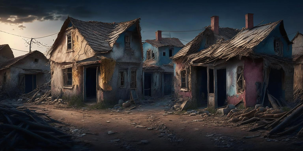 Деревня, в которой обитают наши герои, уж слишком плоха.