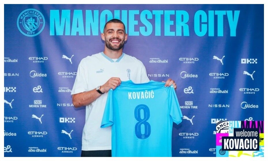    Ковачич стал игроком «Манчестер Сити». Фото: «Манчестер Сити»