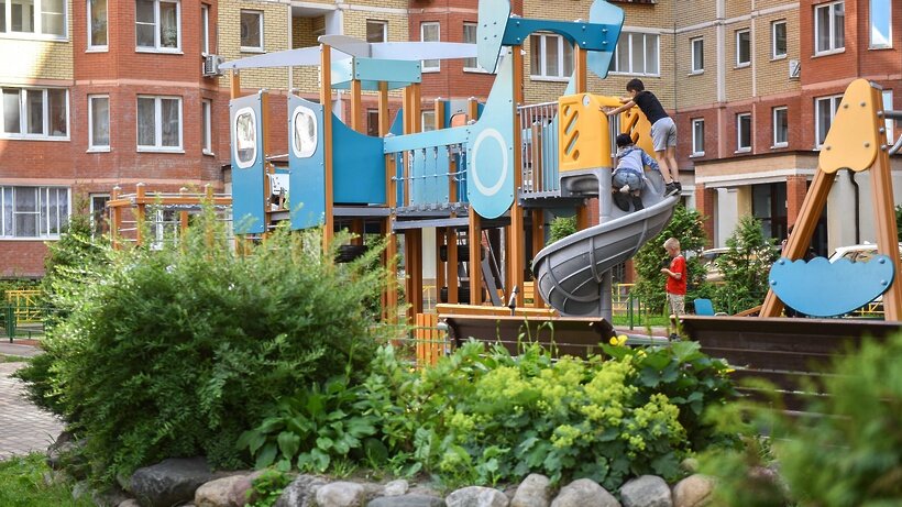    Детская площадка в Химках © Пресс-служба администрации г.о. Химки