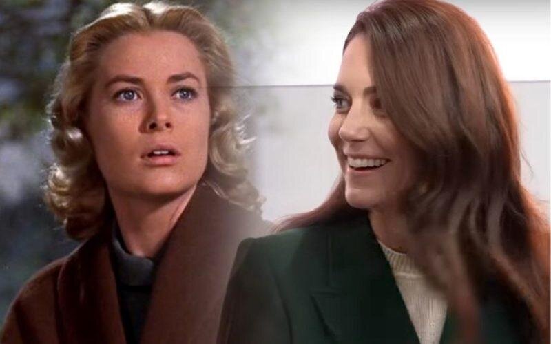 Кейт Миддлтон и Грейс Келли. Фотография взята из открытых источников.  📷
