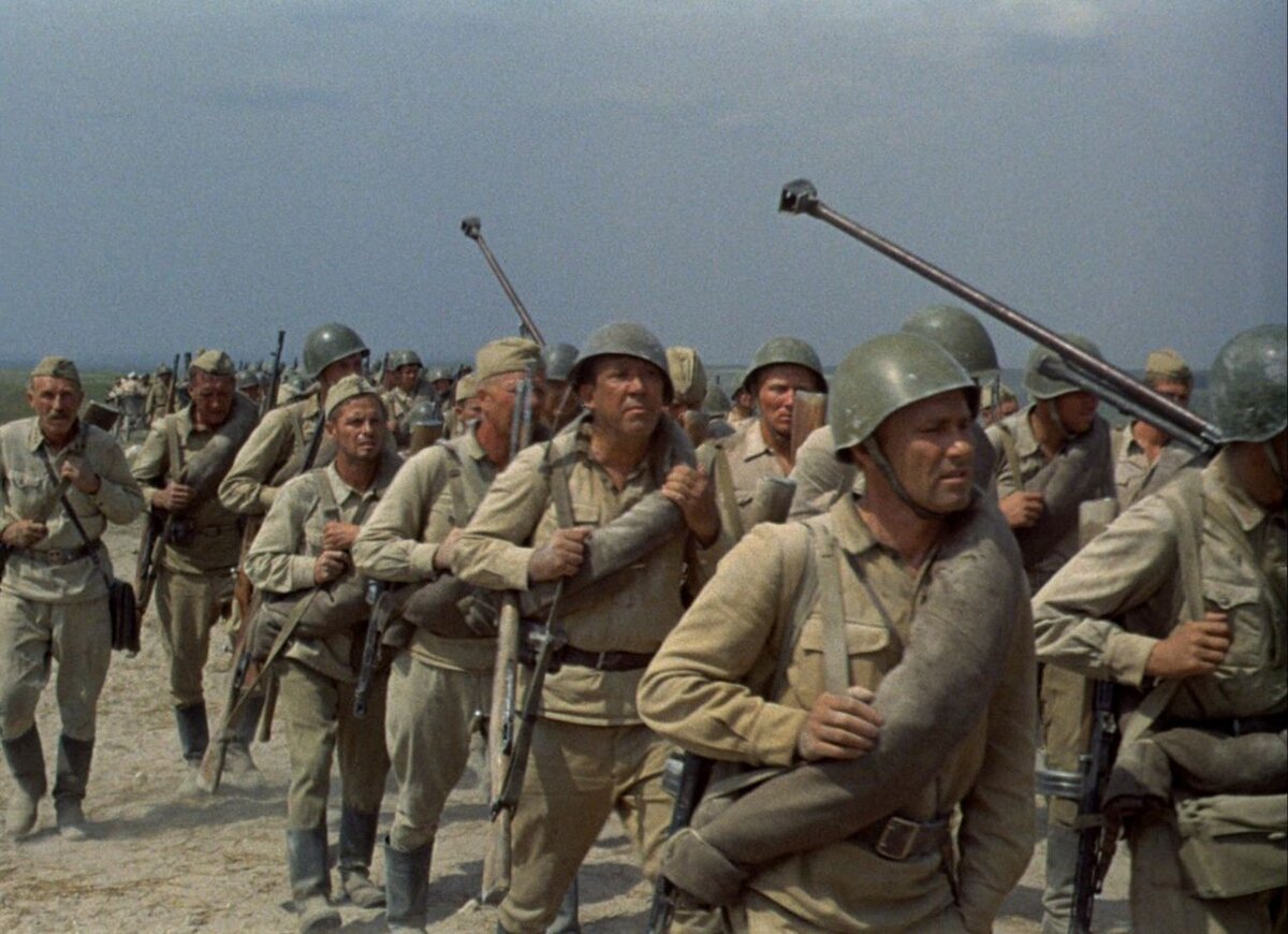 Кадр из фильма "Они сражались за Родину"