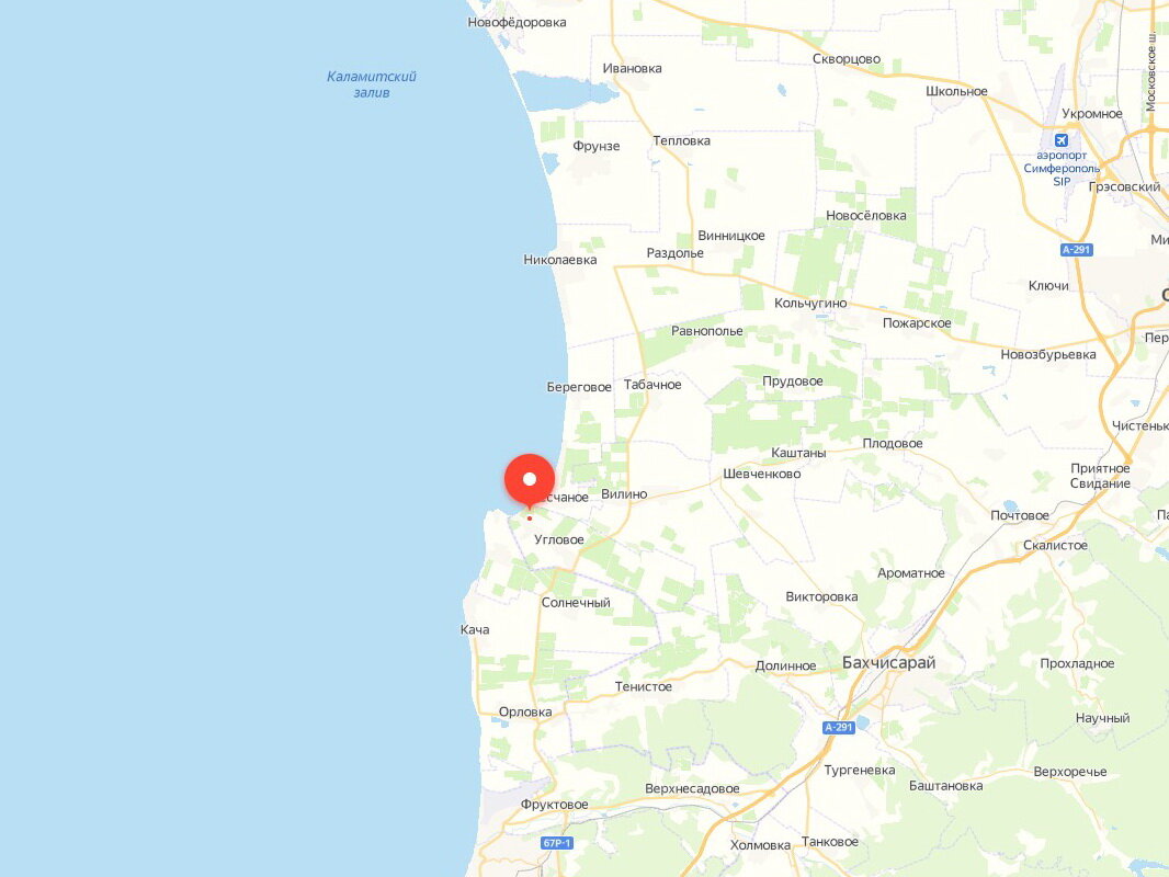 Село Угловое.