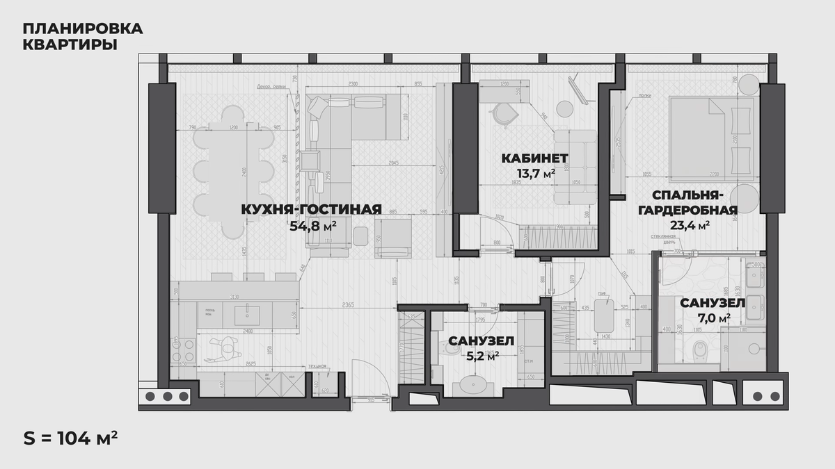 Квартира за 110 млн.руб. 