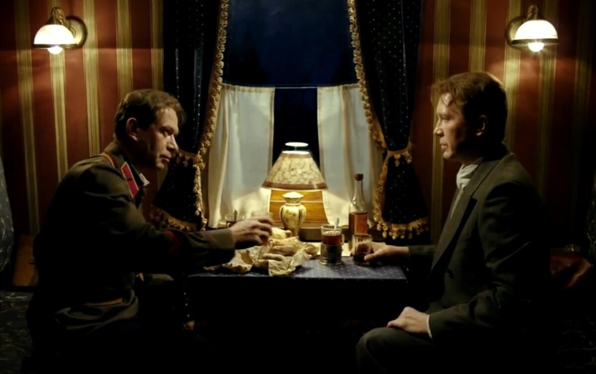 Владимир Машков (Игорь Петров) и Евгений Миронов (Арсений «Пепел»)