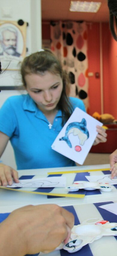 Фото плохого качества.  Это ещё работа в досуговом центре