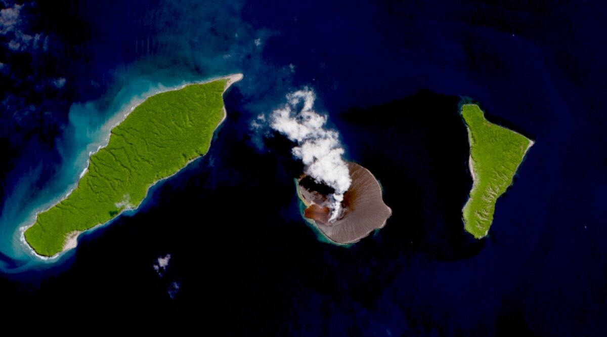  Изображение со спутника Sentinel-2 проекта Коперник крупным планом 24 апреля 2021 года, источник ESA  