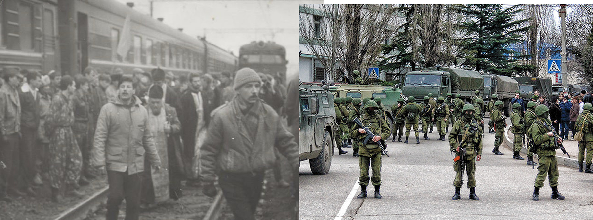 "Поезд дружбы" УНА-УНСО март 1992 год и "вежливые люди" 2014.