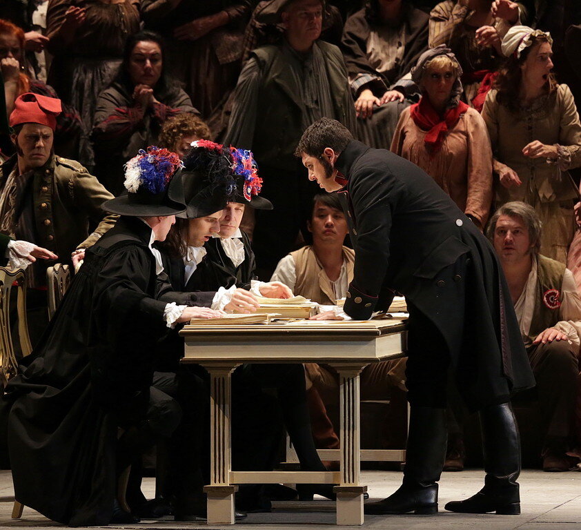 Андре Шенье, Teatro Alla Scala.  Лука Сальси в роли  Шарля Жерара, Ла Скала, Милан, 2017