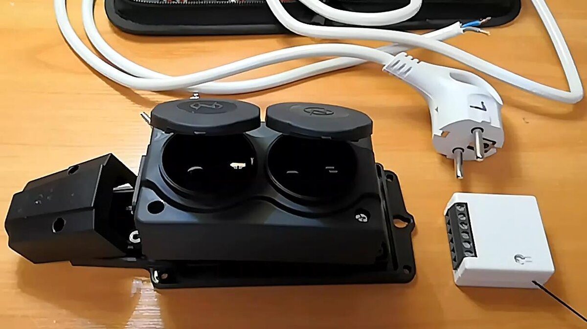 Умная розетка с Sonoff Mini, комплектующие.