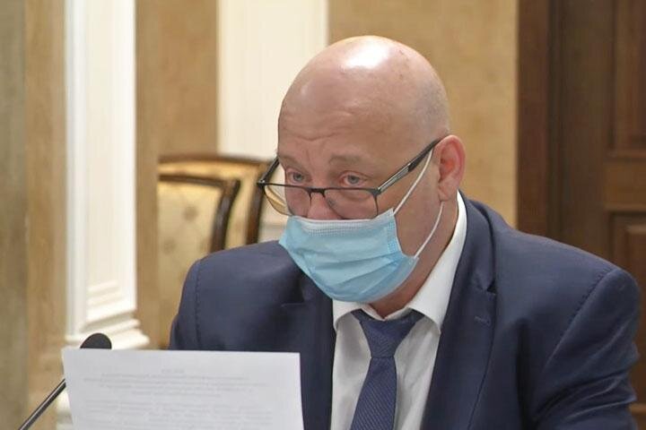 Скриншот онлайн-трансляции заседания правительства Хакасии 